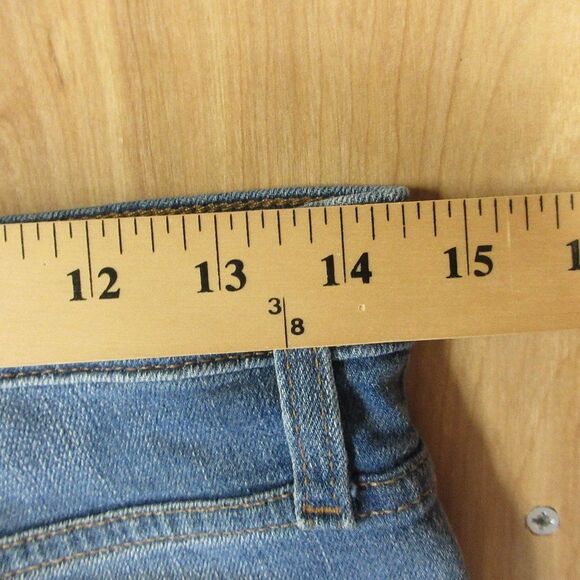 J. CREW JEANS High Rise Denim Short Womens Size 26 Button Fly Distressed 100892 - Picture 15 of 16